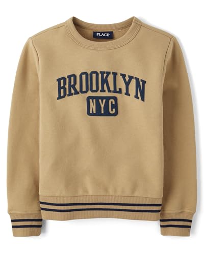 The Children's Place Long Sleeve Crew Neck Pullover Sweatshirt