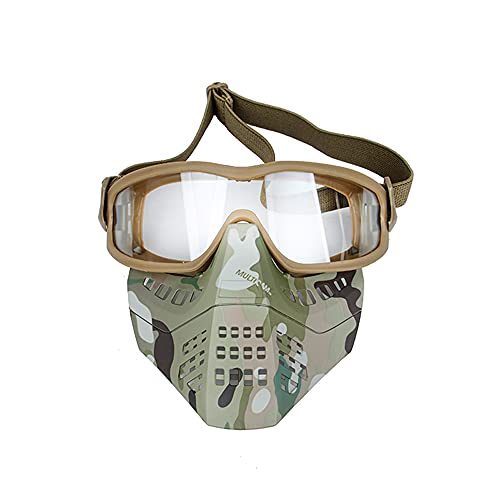 Masque intégral TMC3161 pour parties de paintball immersives en forêt
