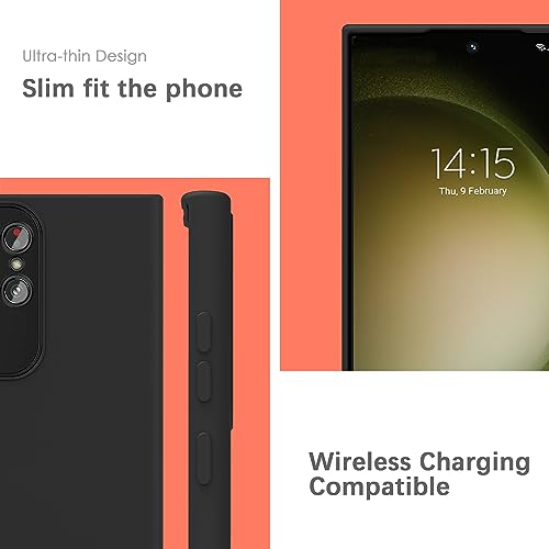 Funda de silicona para Samsung S23 Ultra YATWIN protección completa 5
