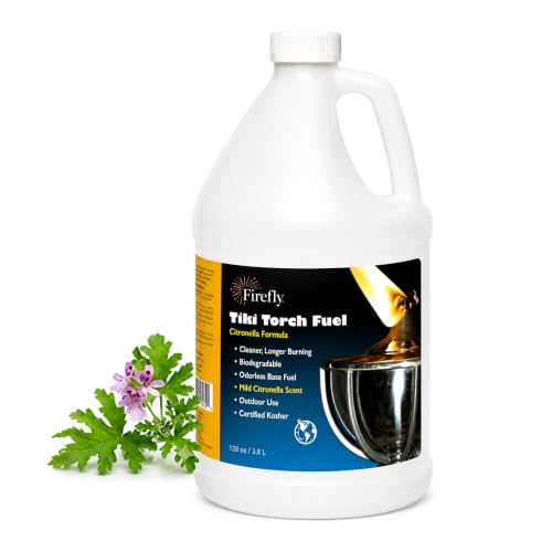 Firefly Tiki Torch Fuel - Citronella Lamp Oil 1 Gallon...