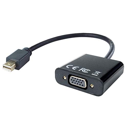 Connekt Gear Mini DisplayPort to VGA Active Adapter - Male to Female (Mini DP Source)