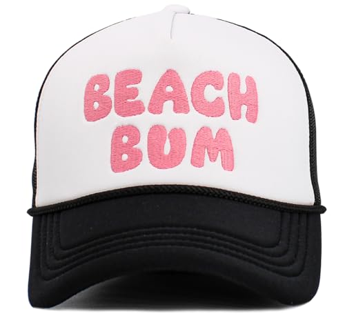 Image of Vacation Beach Camping Womens Baseball Cap Distressed Vintage Unconstructed Embroidered Patch Hat
