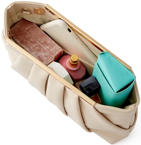 Clutch Purse Dressy Pleated Formal Evening Bag Simple Classy Handbag for Women4