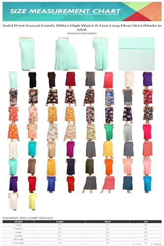 FashionStream Women's Chic and Comfortable High-Waisted Maxi Skirt4