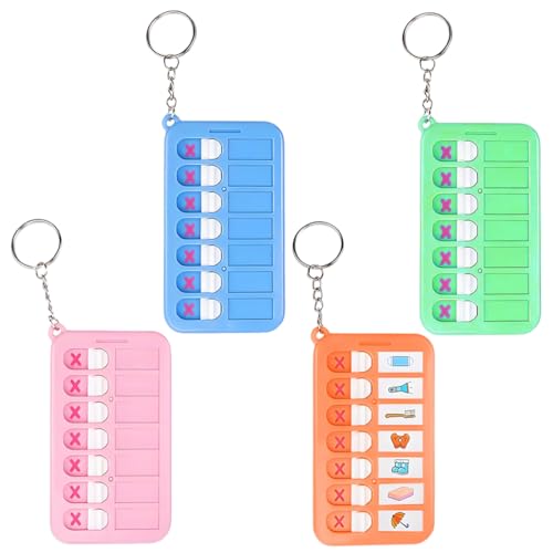 OUDQFCJ Tableau To Do List Réutilisable et Amovible pour Organisation Familiale Tableau de Routine Enfant Semainier Enfant Outil Pratique pour Planification et Gestion des Tâches Domestiques 4 Pièces