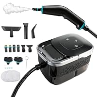 2500 W 4 bar Hochdruck-Handdampfreiniger, 1250 ml Tank 6 Stufen Hochtemperatur-Druckreinigungsgerät für Auto, Fenster, Küche, Boden, Möbel