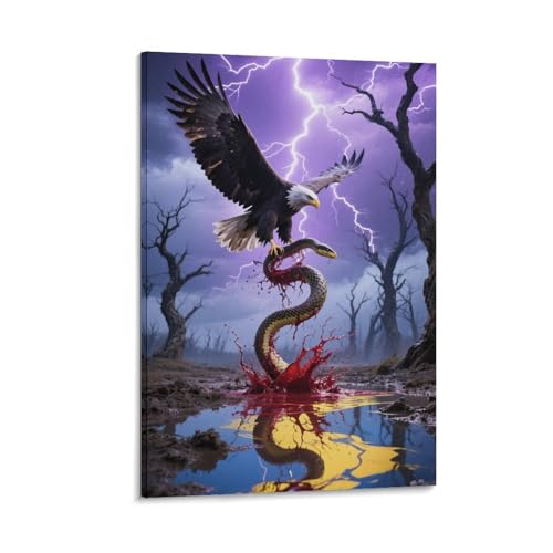 Peinture sur toile aigle YYVKPMLXC - Une murale d'art inspirante pour la maison