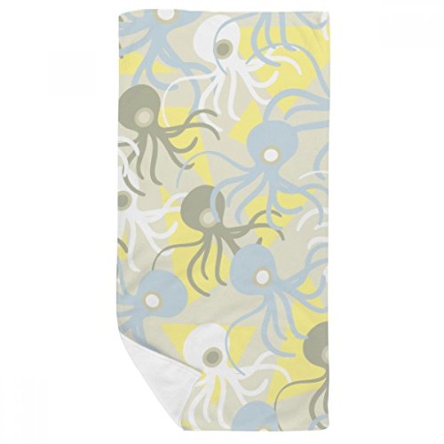Serviette de bain animaux d'illustration pour le rituel bien-être des enfants
