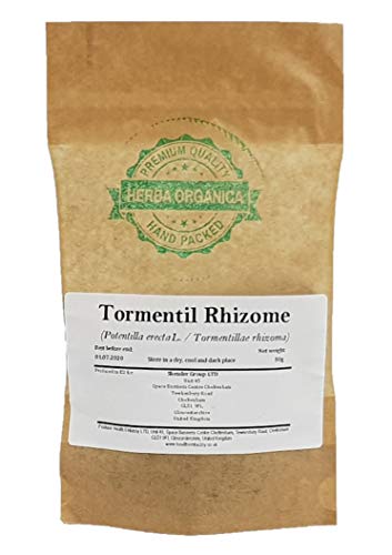 Tormentila Rizoma / Potentilla Erecta L / Tormentil Rhizome # Herba Organica # Sietenrama, Consuelda Roja, Loranca (50g)