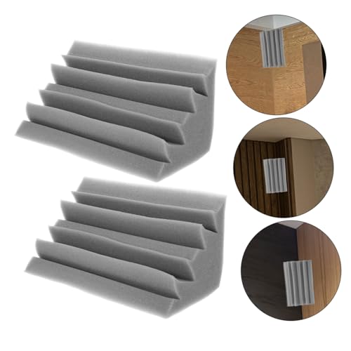 Atrapadores de Bajo 3 Piezas Esponja Acústica Absorbente de Sonido para Esquinas Tratamiento Acústico miniatura 7