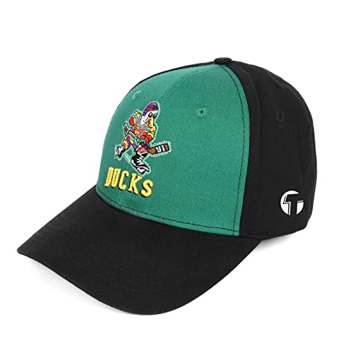 Image of TRIVINKIN Mighty Ducks hat Men's Duck hat Hockey Cap Adjustable Snapback Baseball Hat with Embroidered Logo Size (S-XL)