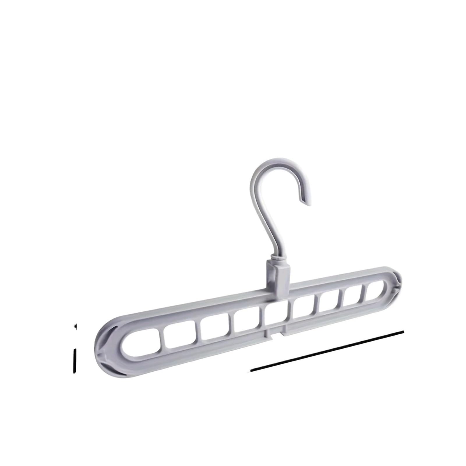 Rotating 9-hole clothes hanger, foldable drying rack for home use(1pcs)