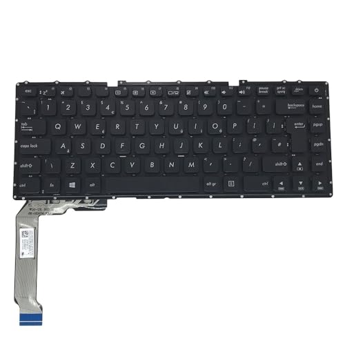 Clavier X441 UK pour Vivobook télétravail écriture touches noires