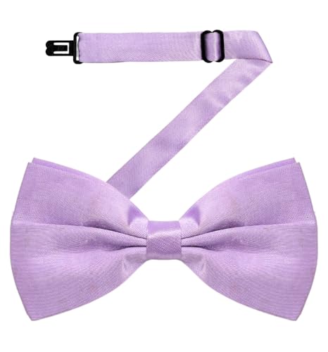 Image of MDSTYLE Bow Ties for Men Pre-Tied Adjustable - Classic Men's Bow Tie - Tuxedo Wedding Formal Bowtie Solid Color Bowties