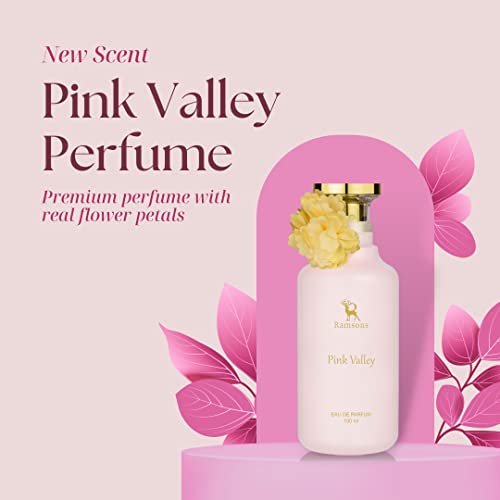 Image of Ramsons Pink Valley Eau de Parfum for Women - 100ml | Long Lasting | Floral Fragrance