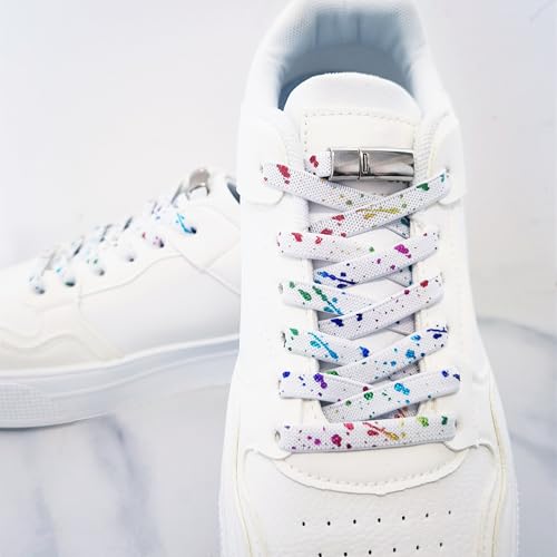 Image of Magnetic No Tie Elastic Shoe Laces for Kids Adults, No screw, One Size Fits All