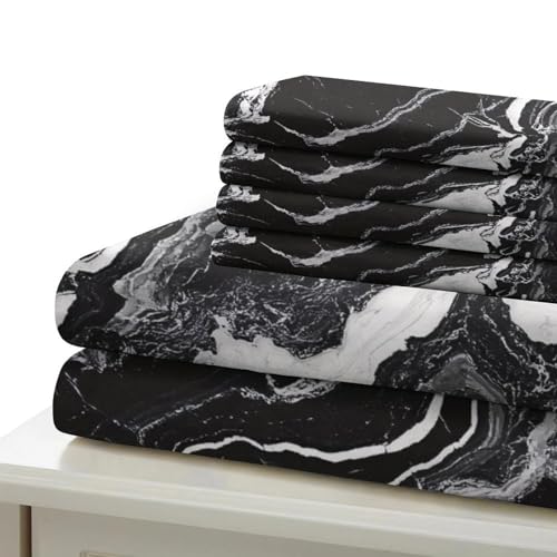 Parure de lit microfibre de qualité supérieure imprimé 3D tourbillons - 7
