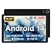 Laptok Android Tablet 10 Pulgadas, Tablet con 16 GB+128 GB (TF 1TB), Octa core/5000mAh, 5+8MP/1280 * 800P, WiFi 6/Widevine L1/BT5.4, Compatibilidad con USB-C/OTG