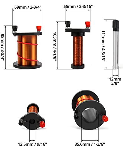 Bobines à induction QWORK pour réussir les expériences d'électromagnétisme - 6