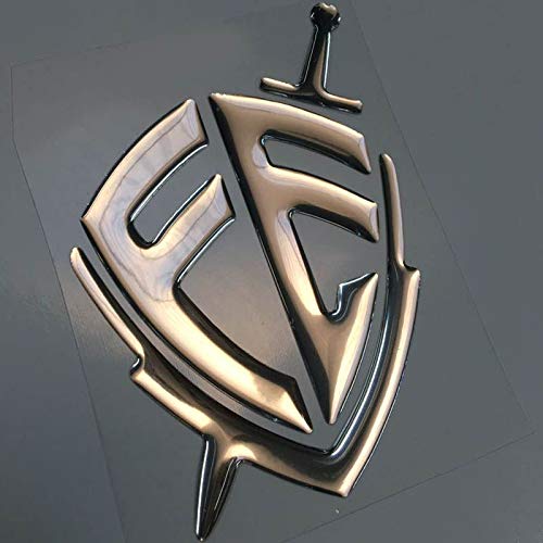 Adesivo Cristão Escudo Da Fé Cromado Para Carro Notebook