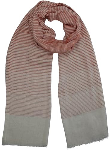 MutluHan Shawl Luxury and Comfortable Women's Shawl for Gifts and Special Occasions, Suitable for Casual and Workplace (Business Casual, Night, Casual), Orange, 192cm*70cm