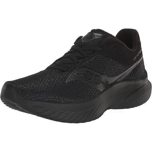 Image of Saucony Womens Kinvara 14 Running Sneakers Shoes - Black