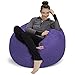 Sofa Sack - Plush, Ultra Soft Bean Bag Chair - Memory Foam Bean Bag Chair with Microsuede Cover - Stuffed Foam Filled Furniture and Accessories for Dorm Room - Purple 3'