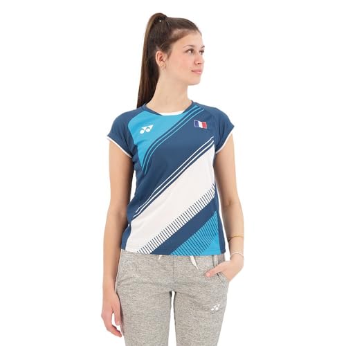 T-shirt YONEX équipe de France XS maillot haut de gamme badminton en fibre technique