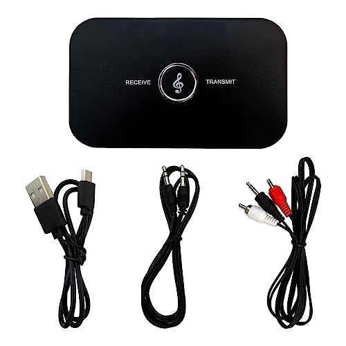 2 in 1 Bluetooth Audio Transmitter & Receiver For Car Stereo Systems and Home Audio System