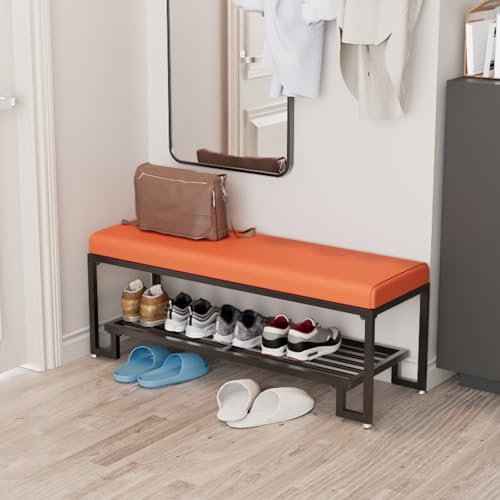 Banc à chaussures élégant capitonné et finitions haut de gamme - 2