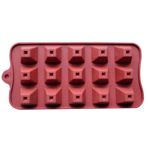Easygoby 15 Cavity Non-Stick Silicone Gel Cake Mold Chocolate Craft Candy Soap Ice cube tray Bakeware DIY mold