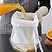 3 Pcs Nut Milk Bags, 150/75/48 Micron Reusable Nylon Food Strainers, Multi-use Food Grade Soy Milk Filter, Yogurt, Wine, Brew, Coffee Filters (6