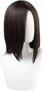 MOYEE Eren Yeager Comic Convention Costume Synthetic Hair for Halloween Christmas Party Role Play+Wig Cap