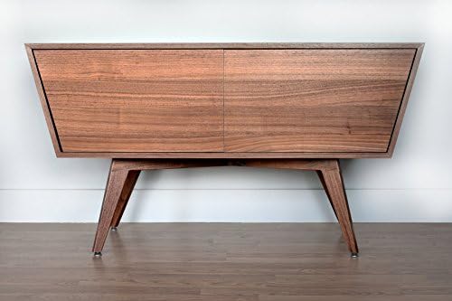 Modern Walnut Credenza