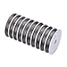 DanLingJewelry 10 Rolls 0.45 mm Diameter 148-164 ft Tiger Tail Beading Wires Bright Bead Stringing Wires Stainless Steel Color