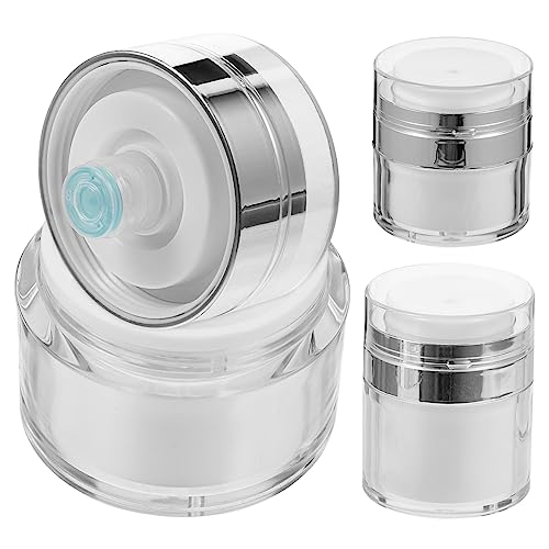 UKCOCO 3stücke Pump-lotionflaschen Leere Kunststoffbehälter Für Creme Und Lotion Tragbare Druckbehälter Für Kosmetik Luftdicht Für