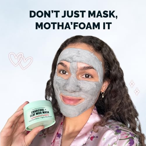 Elizabeth Mott Carbonated Bubble Detox Clay Mask – Korean Skincare for Deep Pore Cleansing, Acne, Blackheads & Oil Control – Charcoal Face Mask for Breakouts & Smooth Skin – Cruelty-Free, 3.53 oz - Image 3