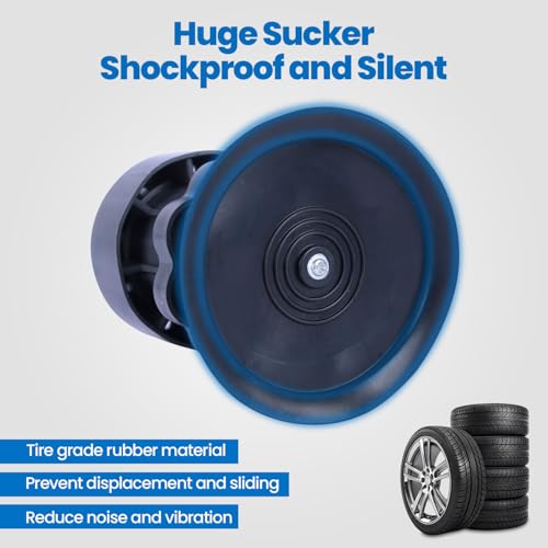 Image of Shop4Ever Washing Machine Legs Set of 4 | Adjustable Washing Machine Legs Anti-Vibration & Anti-Slip Rubber Base | Height Raiser for Front & Top Load | Supports Upto 300KG | for Home Appliances