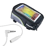 PrimeMatik - Sac de vélo pour tube central avec la visionneuse pour téléphone mobile