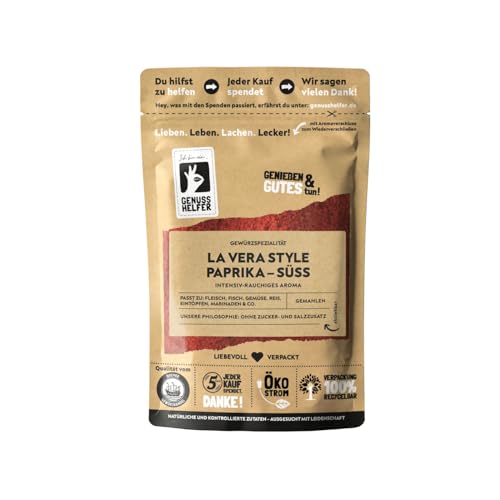 Bremer Gewürzhandel Paprika Gewürz La Vera Style süß, geräuchert, Paprikapulver zum Kochen, 50g