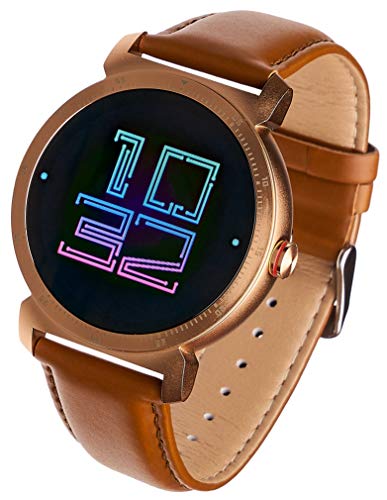 Garett GT20S Smartwatch leer, goud