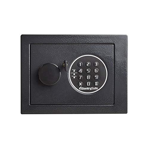 Sentrysafe X014E Security Keypad Extra Small Digital Lock Safe, 0.1 Cubic Feet, Black #TOP2