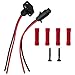 BGEHHCY Waterproof 12V/24V/48V 2-Wire Trolling Motor Plug Kit for Jon Boats Bass Boats Aluminum Boats