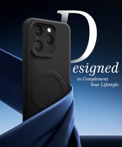 Image of WOW IMAGINE Back Case Cover for Realme 15T 5G | Realme Narzo 90 5G | Soft Matte Silicone Case| Slim Fit & Shockproof | Camera Protection Bumper Cover (Black)
