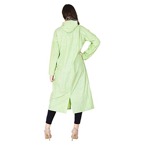Image of Trendy Women's /Girl Rain Coat /Rain Wear (Along with Cap) Absolute Comfortable and Made with 100% Water Proof Material.