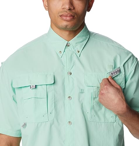 Image of Columbia Men Omni-Shade Bahama II Hiking and Trekking Short Sleeve Shirt