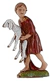 Generico Niño con Cordero en Brazos Serie 10 cm Landi Moranduzzo