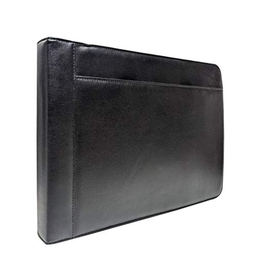 Msp 7 Ring Business Check Portfolio Binder With Handle, Zipper Closure For 3-To-A Pages Business Or Personal Checks With Stub (7 Ring Business Check Portfolio) #TOP5