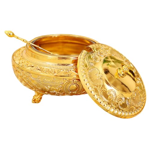 VINTORKY 1Set European Style Condiment Jar Vintage Household Spice Container with Creative Design for Kitchen and Organizing Seasonings for Gatherings