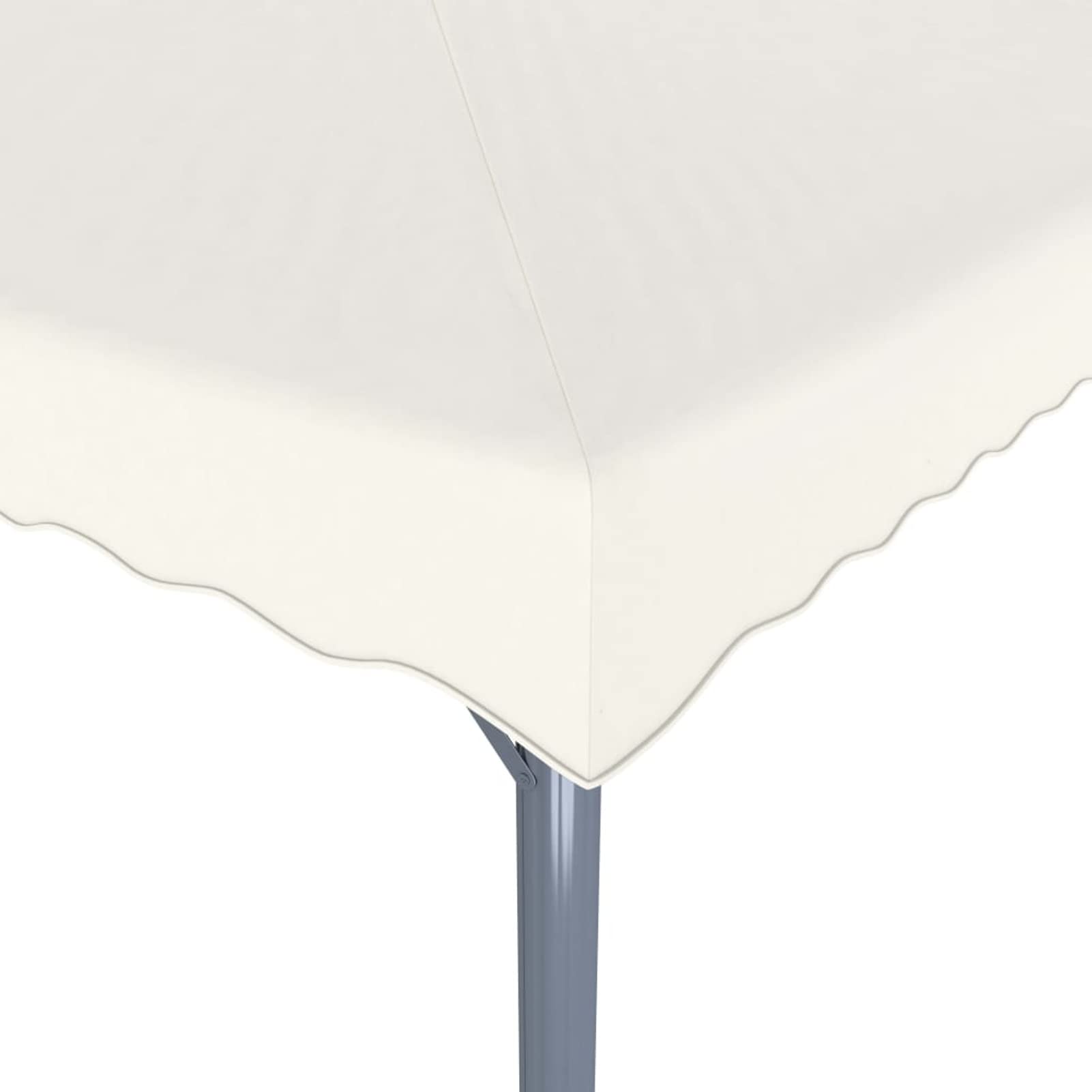 Gazebo con Stringa di Luci LED 300x300 cm Crema in Alluminio,Gazebo Pergola Con Telo Impermeabile Richiudibile E Struttura Rettangolare In Acciaio Inossidabile Ad Alta Densità,Per Arredo Giardin